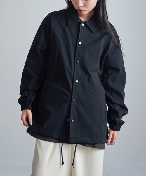 【セール】【SETUP7_U】cotton jersey coach jacket / コットン ジャージー コーチジャケット 一重（その他アウター）｜SETUP7（セットアップセブン）