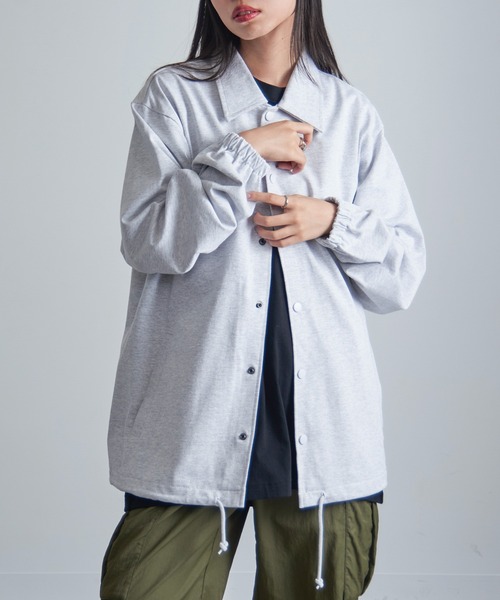 【セール】【SETUP7_U】cotton jersey coach jacket / コットン ジャージー コーチジャケット 一重（その他アウター）｜SETUP7（セットアップセブン）