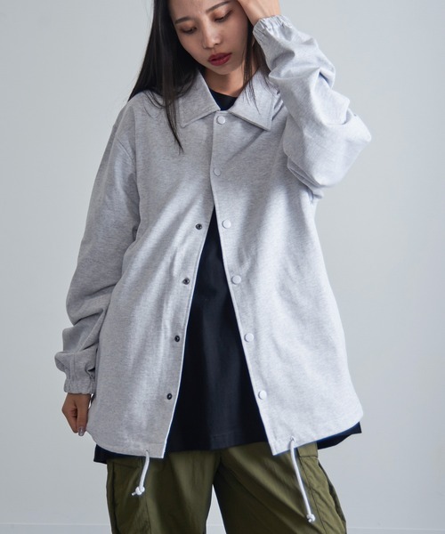 【セール】【SETUP7_U】cotton jersey coach jacket / コットン ジャージー コーチジャケット 一重（その他アウター）｜SETUP7（セットアップセブン）