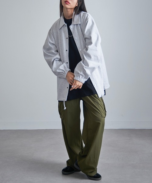 【セール】【SETUP7_U】cotton jersey coach jacket / コットン ジャージー コーチジャケット 一重（その他アウター）｜SETUP7（セットアップセブン）