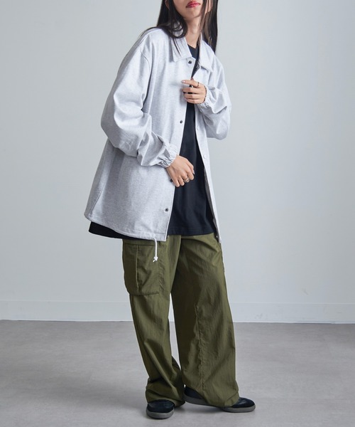 【セール】【SETUP7_U】cotton jersey coach jacket / コットン ジャージー コーチジャケット 一重（その他アウター）｜SETUP7（セットアップセブン）