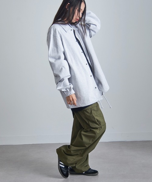 【セール】【SETUP7_U】cotton jersey coach jacket / コットン ジャージー コーチジャケット 一重（その他アウター）｜SETUP7（セットアップセブン）