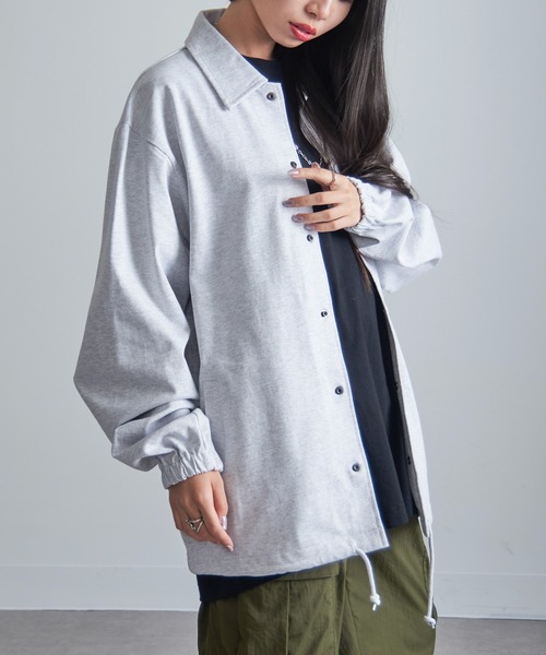 【セール】【SETUP7_U】cotton jersey coach jacket / コットン ジャージー コーチジャケット 一重（その他アウター）｜SETUP7（セットアップセブン）