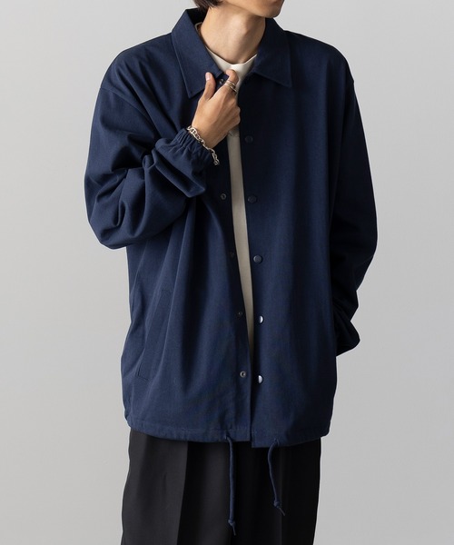 【セール】【SETUP7_U】cotton jersey coach jacket / コットン ジャージー コーチジャケット 一重（その他アウター）｜SETUP7（セットアップセブン）