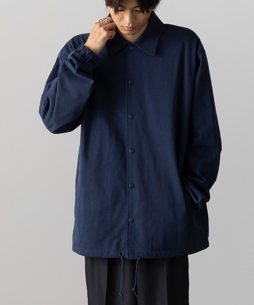 【セール】【SETUP7_U】cotton jersey coach jacket / コットン ジャージー コーチジャケット 一重（その他アウター）｜SETUP7（セットアップセブン）