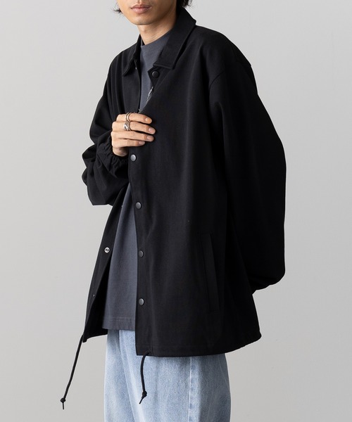 【セール】【SETUP7_U】cotton jersey coach jacket / コットン ジャージー コーチジャケット 一重（その他アウター）｜SETUP7（セットアップセブン）