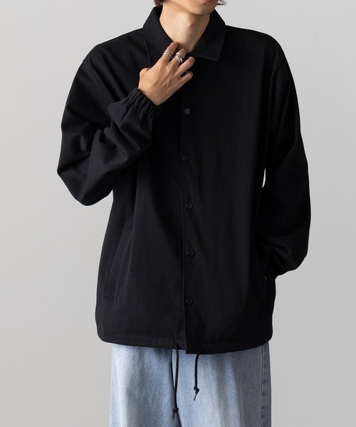 【セール】【SETUP7_U】cotton jersey coach jacket / コットン ジャージー コーチジャケット 一重（その他アウター）｜SETUP7（セットアップセブン）