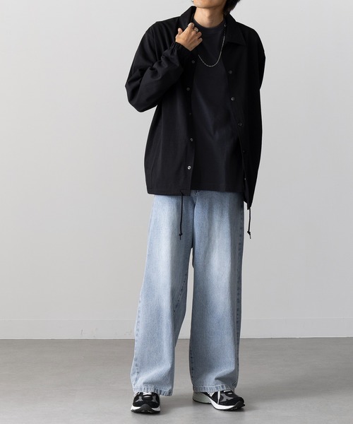 【セール】【SETUP7_U】cotton jersey coach jacket / コットン ジャージー コーチジャケット 一重（その他アウター）｜SETUP7（セットアップセブン）