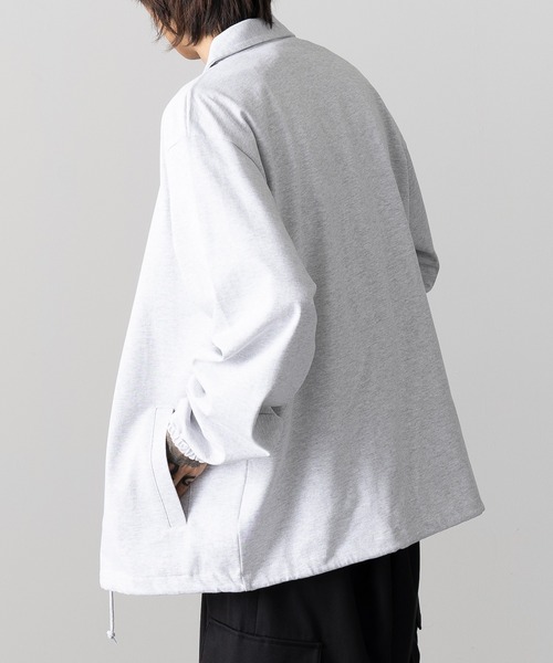 【セール】【SETUP7_U】cotton jersey coach jacket / コットン ジャージー コーチジャケット 一重（その他アウター）｜SETUP7（セットアップセブン）