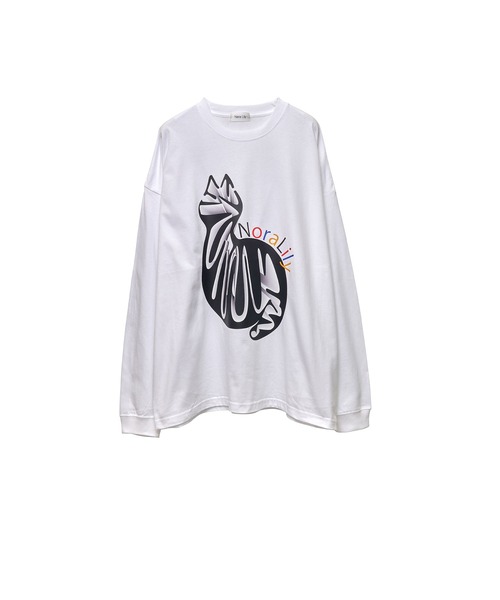 【Nora Lily】NL Cat Gradation L/S Tee (UNISEX)（Tシャツ/カットソー）｜Nora Lily（ノラリリー）