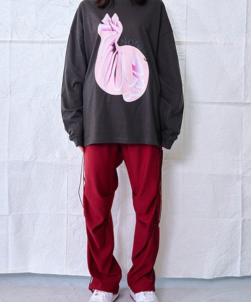 【Nora Lily】NL Cat Gradation L/S Tee (UNISEX)（Tシャツ/カットソー）｜Nora Lily（ノラリリー）