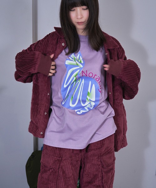 【Nora Lily】NL Cat Gradation L/S Tee (UNISEX)（Tシャツ/カットソー）｜Nora Lily（ノラリリー）