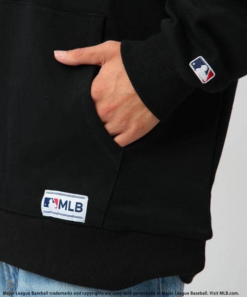 BACK TO THE FIELD(バック トゥー ザ フィールド)の「【MLB】刺繍ロゴフーディー(パーカー・レディース・ブラック/ブラウン/グレー/オフホワイト・FREE)」の14枚目の写真