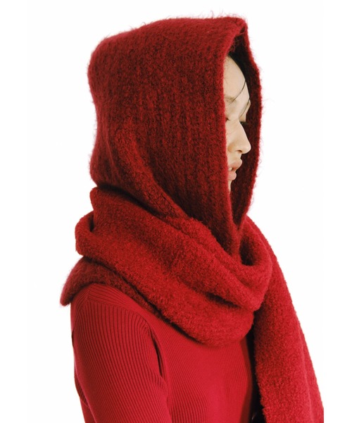 フラッフィーニットマフラー