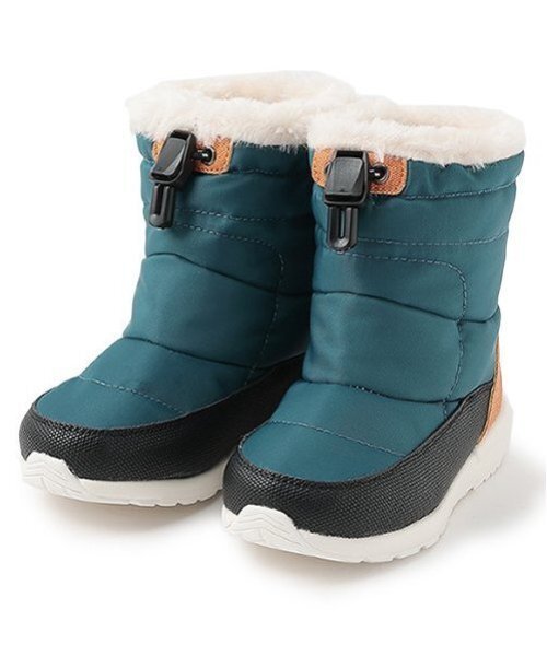 kladskap(クレードスコープ)の「モコモコスニーカーブーツ(ブーツ・キッズ・カーキ/マルチ・16cm/17cm/15cm/18cm)」の2枚目の写真