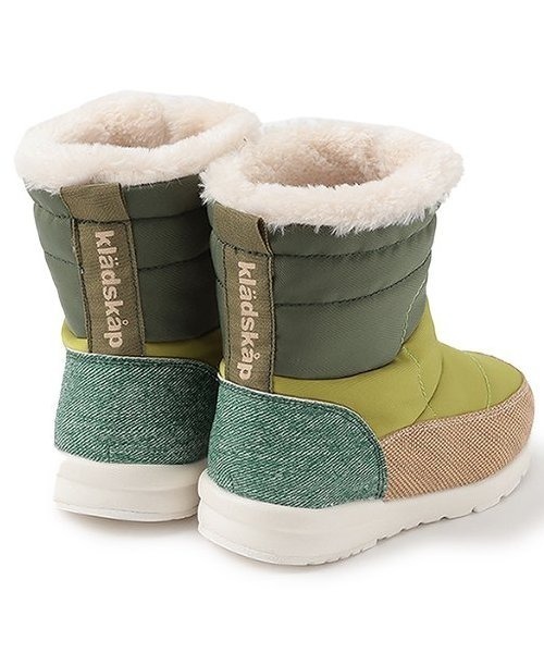 kladskap(クレードスコープ)の「モコモコスニーカーブーツ(ブーツ・キッズ・カーキ/マルチ・16cm/17cm/15cm/18cm)」の6枚目の写真