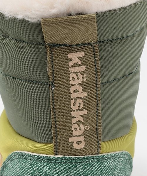 kladskap(クレードスコープ)の「モコモコスニーカーブーツ(ブーツ・キッズ・カーキ/マルチ・16cm/17cm/15cm/18cm)」の9枚目の写真