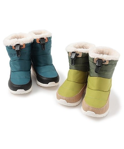 kladskap(クレードスコープ)の「モコモコスニーカーブーツ(ブーツ・キッズ・カーキ/マルチ・16cm/17cm/15cm/18cm)」の13枚目の写真