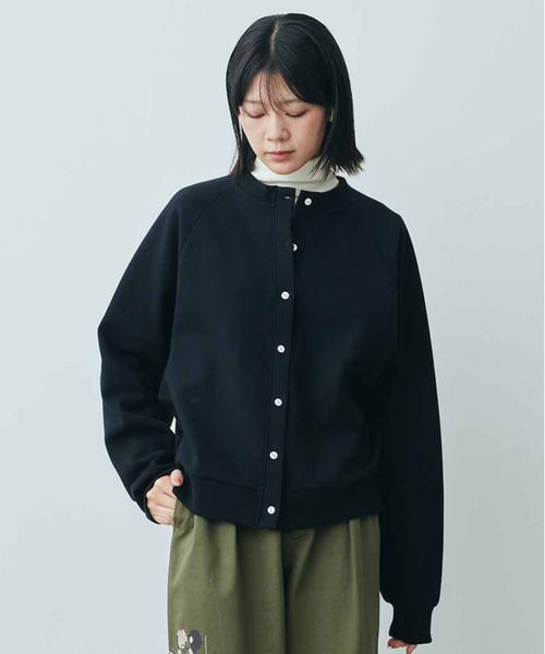 MEDE19F（メデジュウキュウ）の「ＭＥＤＥ１９Ｆ　ボリュームスリーブカットソーカーディガン（カーディガン/ボレロ・レディース・ブラック/レッド・MEDIUM/X-LARGE/LARGE/XX-LARGE）」の2枚目の写真
