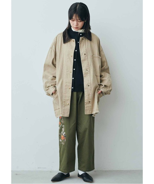 MEDE19F（メデジュウキュウ）の「ＭＥＤＥ１９Ｆ　ボリュームスリーブカットソーカーディガン（カーディガン/ボレロ・レディース・ブラック/レッド・MEDIUM/X-LARGE/LARGE/XX-LARGE）」の10枚目の写真
