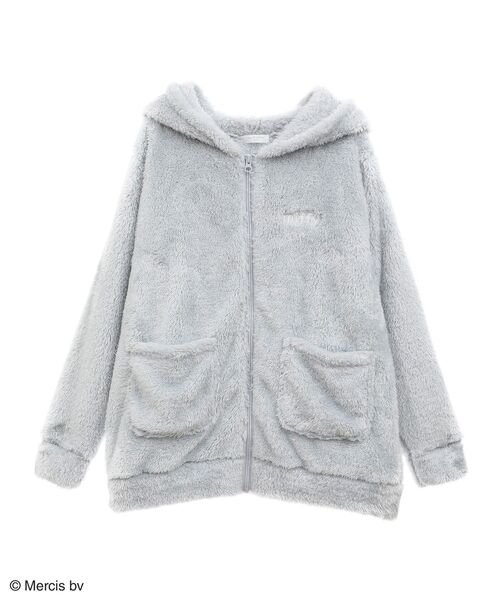 Miffy（ ミッフィー）の「Miffy/ふわふわワンマイルZIPパーカー（パーカー・レディース・チャコールグレー・FREE）」の17枚目の写真