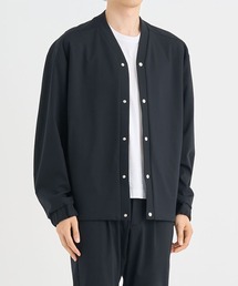 【THE TOKYO/ザトウキョウ】Matte Washable High Function Jersey Snap Cardigan