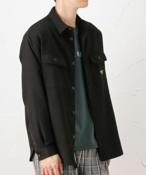 VISION STREET WEAR(ヴィジョンストリートウェア)の「VISION STREET WEAR シューズ刺繍 シャツジャケット ユニセックス(その他アウター・メンズ・アイボリー/サックスブルー/ブラック・M/L/XL)」の9枚目の写真