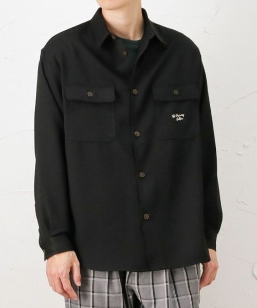 VISION STREET WEAR(ヴィジョンストリートウェア)の「VISION STREET WEAR シューズ刺繍 シャツジャケット ユニセックス(その他アウター・メンズ・アイボリー/サックスブルー/ブラック・M/L/XL)」の10枚目の写真