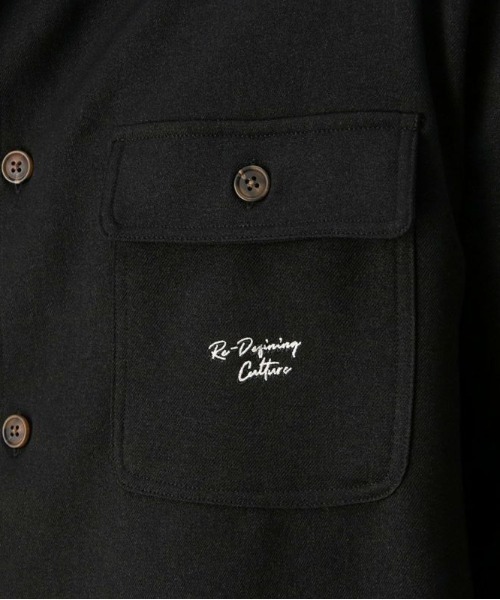 VISION STREET WEAR(ヴィジョンストリートウェア)の「VISION STREET WEAR シューズ刺繍 シャツジャケット ユニセックス(その他アウター・メンズ・アイボリー/サックスブルー/ブラック・M/L/XL)」の20枚目の写真