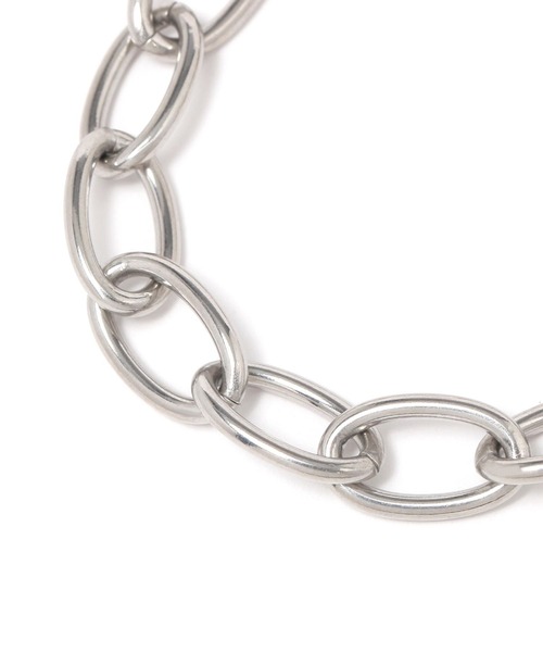 BAYFLOW（ベイフロー）の「ステンレスオーバルチェーンブレスレット（ブレスレット・メンズ・シルバー・FREE）」の2枚目の写真