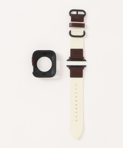 zandy(ズィーアンドワイ)の「zandy ズィーアンドワイ/Apple Watch ケース&ベルトセット【スクエアソフトフレーム】アップルウォッチカバー& レザーナイロンバンド // set15(デジタル腕時計・メンズ・ブラック×ホワイト/ウッド/ホワイト×シルバー/ブルー系その他/シルバー系その他/アーミー・S/M)」の20枚目の写真