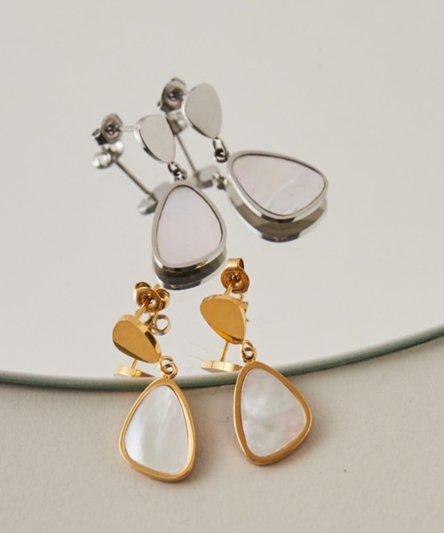 ciite' surgical stainless(シーテサージカルステンレス)の「【 金属アレルギー対応 】 モチーフピアス サージカルステンレス (両耳用)(ピアス(両耳用)・レディース・ゴールド/シルバー・FREE)」の6枚目の写真