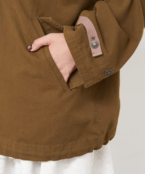 CIAOPANIC（チャオパニック）の「【UNESS/ユーネス】レースアップアノラックブルゾン（ブルゾン・レディース・カーキ・ONE SIZE）」の22枚目の写真