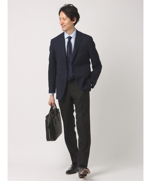 SUIT SQUARE(スーツスクエア)の「NONIRON ポリエステル 2wayStretch メランジ調 RS05(スラックス・メンズ・ネイビー/チャコールグレー/ブラック・M(79cm)/SS(73cm)/S(76cm)/L(82cm)/LL(85cm)/3L(88cm))」の13枚目の写真