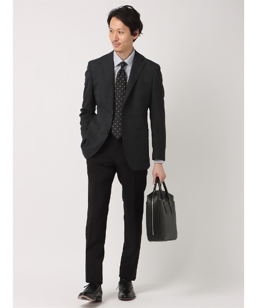 SUIT SQUARE(スーツスクエア)の「NONIRON ポリエステル 2wayStretch メランジ調 RS05(スラックス・メンズ・ネイビー/チャコールグレー/ブラック・M(79cm)/SS(73cm)/S(76cm)/L(82cm)/LL(85cm)/3L(88cm))」の6枚目の写真