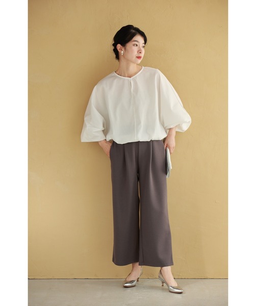 チャンマー　ふんわりブラウス cawaii ブラウス シャツ 裾ゴムでふんわりポワンシルエットドルマン