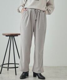 SHOO・LA・RUE | 【洗える/SS-3L】きれいめカジュアルに あったか裏起毛 コーデュロイイージーワイドパンツ(その他パンツ)