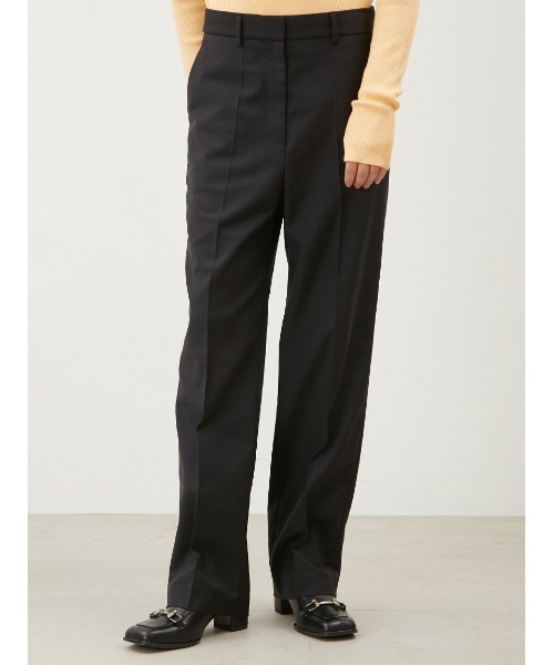 【セール】センタープレスルーズテーパードパンツ（その他パンツ）｜Mila Owen（ミラオーウェン）