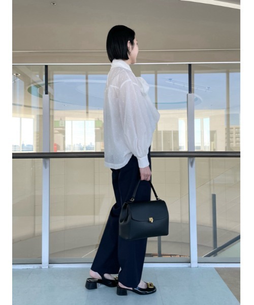 【セール】センタープレスルーズテーパードパンツ（その他パンツ）｜Mila Owen（ミラオーウェン）