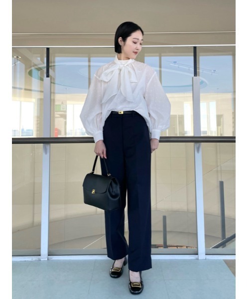 【セール】センタープレスルーズテーパードパンツ（その他パンツ）｜Mila Owen（ミラオーウェン）