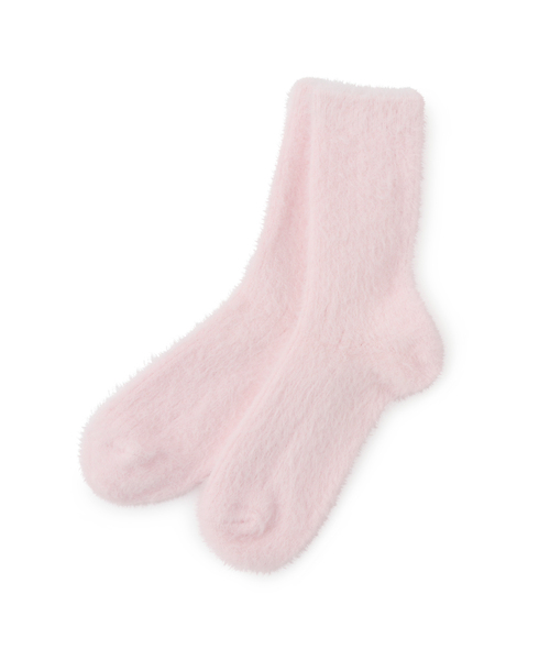 ROPE' PICNIC（ロペピクニック）の「シャギーソックス（ソックス/靴下・レディース・チャコールグレー/ピンク/キナリ・FREE）」の5枚目の写真