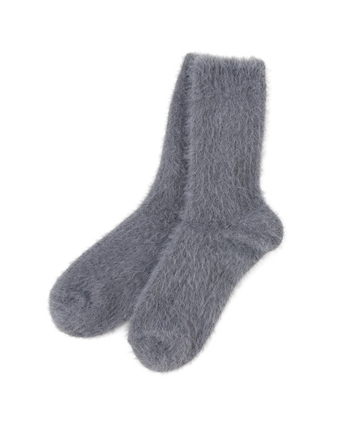 ROPE' PICNIC（ロペピクニック）の「シャギーソックス（ソックス/靴下・レディース・チャコールグレー/ピンク/キナリ・FREE）」の6枚目の写真
