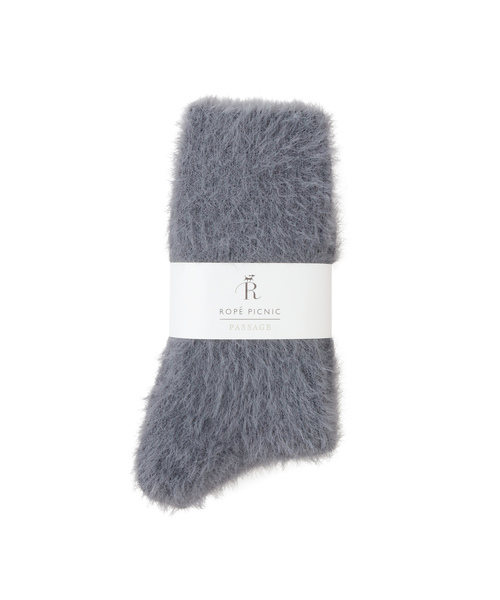 ROPE' PICNIC（ロペピクニック）の「シャギーソックス（ソックス/靴下・レディース・チャコールグレー/ピンク/キナリ・FREE）」の10枚目の写真