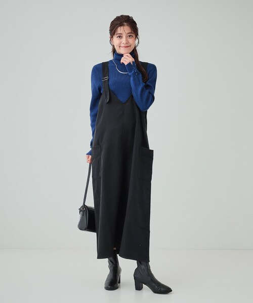 Vジャンスカワンピース Vネックジャンスカ: ワンピース｜ハニーズ公式通販