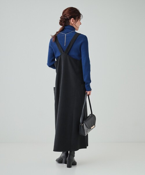 セール】【体型カバー】Vネックジャンスカ（ワンピース）｜Cutie