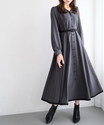 MISCH MASCH | ■2024秋冬新作■配色長袖シャツワンピース/MM447423(ワンピース)