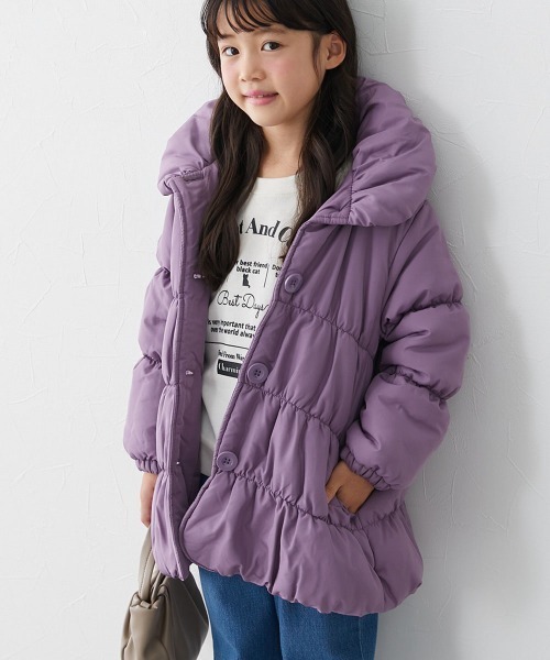 あったか中わた♪リボンデザインコート（ダウンジャケット/コート