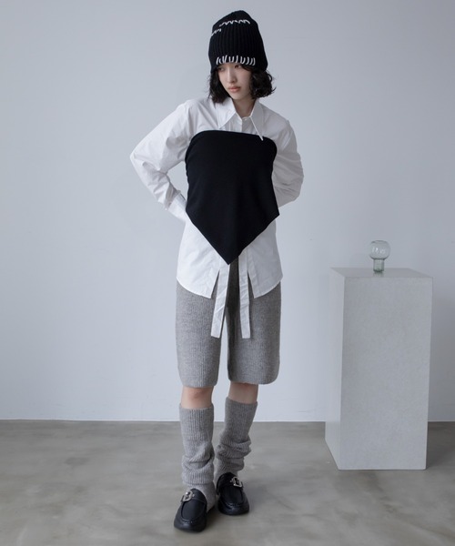 VACANCY(ヴァカンシー)の「フロントストラップミリタリーポケットシャツ(シャツ/ブラウス・レディース・ホワイト/ブラウン・FREE)」の19枚目の写真