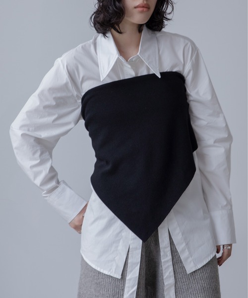 VACANCY(ヴァカンシー)の「フロントストラップミリタリーポケットシャツ(シャツ/ブラウス・レディース・ホワイト/ブラウン・FREE)」の18枚目の写真