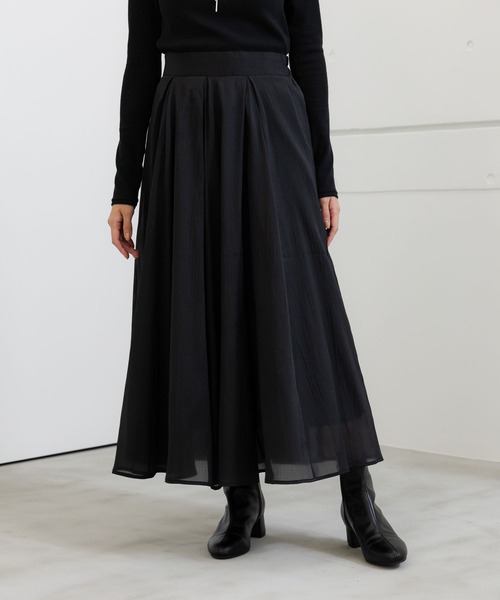 Elura(エルーラ)の「シアラクフレアスカート/149297(スカート・レディース・ライトグレー/ピンクベージュ/ブラック・FREE/FREE(S))」の19枚目の写真